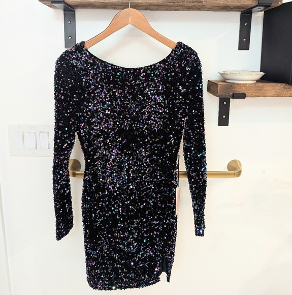 crystal sky Dresses & Skirts - NWT Crystal sky sequins dress size medium